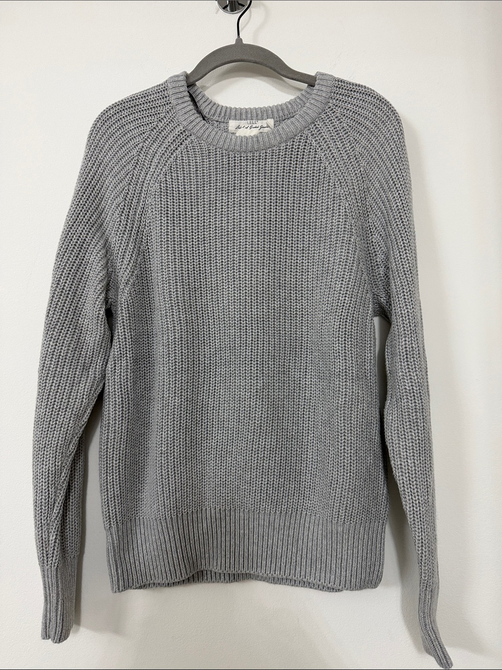 H&M Women's Scoopneck Knit Sweater - Light Gray